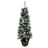 5 Foot Potted Christmas Tree by Le Forge - White