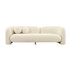 Seattle 3 Seat Sofa by Le Forge - White