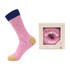 Pink Doughnut Socks by outta SOCKS