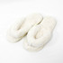 Cream Jandal Plush Slippers by Honeydew