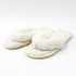 Cream Jandal Plush Slippers by Honeydew