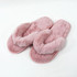 Light Pink Jandal Plush Slippers by Honeydew