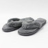 Grey Jandal Plush Slippers by Honeydew