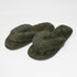Olive Jandal Plush Slippers by Honeydew