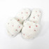 Cream Cherry Plush Slippers by Honeydew
