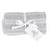 Grey and White Towel by Santa Barbara Design Studio - Bath Towel