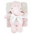 Pink Elephant Blanket Toy Set by Stephan Baby