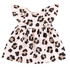 Cheetah Print Flutter Sleeve Dress (3-6 months) by Stephan Baby