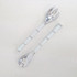 Salad Servers Large Rib by Vanillaware- White