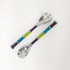 Salad Servers Large Rib by Vanillaware- Multi Colour