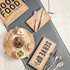 Good Food Good Mood Paper Table Runner by Santa Barbara Design Studio