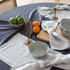Linen Round Tablecloth 228cm by Bambury Charcoal