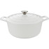 Round Casserole White by La Cuisine
