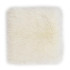 Long Wool Square Seat Pad by Fibre - Ivory