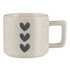 Matte Café Demi Mug - Hearts by Santa Barbara Design Studio