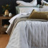 Laundered Linen Bedspread by MM Linen - Pewter