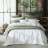 Laundered Linen Bedspread by MM Linen - White
