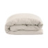 French Linen Duvet Cover Pebble
