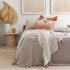 French Linen Duvet Cover Pebble