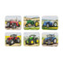 Tractors Then/Now Assorted 6pk Coaster by Ashdene