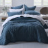 Laundered Linen Ocean Bedspread