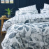 Botanical Bluestone Duvet Cover Closeup