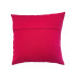 Suzani Fuchsia Pink and Aqua Embroidered Cushion Cover Back