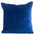 Indigo Velvet and Linen Cushion Cover