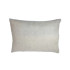 Sky Blue Hand Stitched Velvet and Linen Cushion Back
