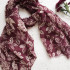 Merino Wool Garden Tawny Scarf