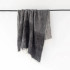 Black and Grey Wool Throw