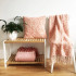 Mosaic Dusty Pink Throw