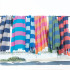 Santorini Towel Royal Blue Mint