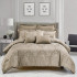 Opulence Gold 8Pc Comforter Set Super King
