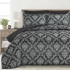 Oxford Black Comforter Set 5Pc