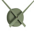LBT Wall Clock Mini Metallic Dark Green by Karlsson