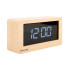 Boxed LED Table Clock (USB) Light Wood by Karlsson