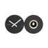 Duo Cuckoo Clock Matte Black by Karlsson