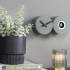 Duo Cuckoo Clock Matte Green by Karlsson
