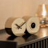 Duo Cuckoo Clock Gold by Karlsson