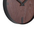 Dashed Clock Walnut Black Wood by Karlsson