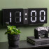 LED Look Flip Clock Black by Karlsson