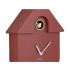 Modern Cuckoo Clock Red Ochre by Karlsson