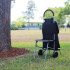 Handy Trolley with Seat Black by White Magic