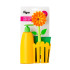 Flower Power Orange 3pc Sink Caddy Set + Dispenser by Vigar