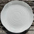 White Melamine Large Round Texture Platter by Bella Tavolo