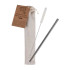 Eco Basics Stainless Steel Straw with Cleaner and Pouch 8mm by White Magic