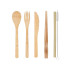 Eco Basics Reusable Bamboo Cutlery Set by White Magic
