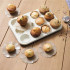 Silicone Fibreglass Brown Muffin Liner Dia 5cm - Set of 12 by Nostik