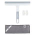 Basic Squeegee With Microfibre Cloth & 2 Hooks by Vigar